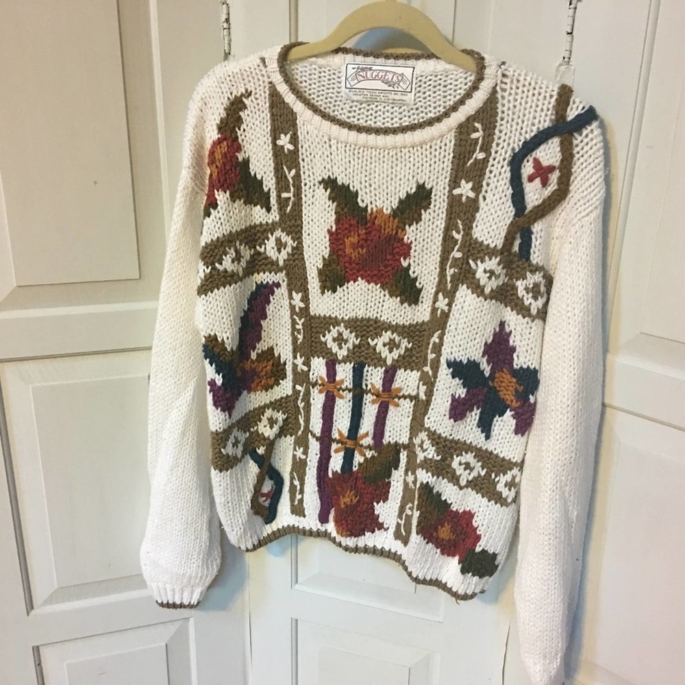 Vintage Nuggets Long Sleeve Sweater Medium - Picture 4 of 8